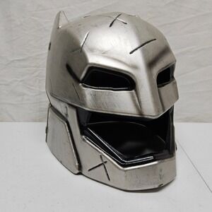 DC Comics Batman Armor DLX 2PC Mask‎ Mens OS Silver Armored BvS 33573